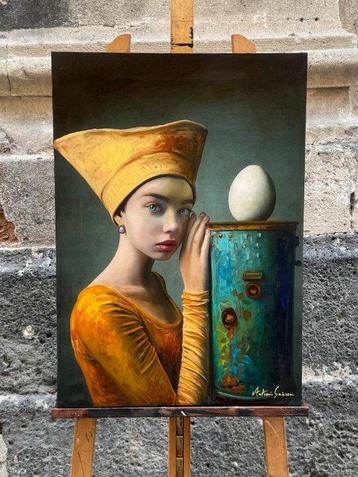 Antonio Sciacca (1957) - La ragazza e l’uovo beschikbaar voor biedingen