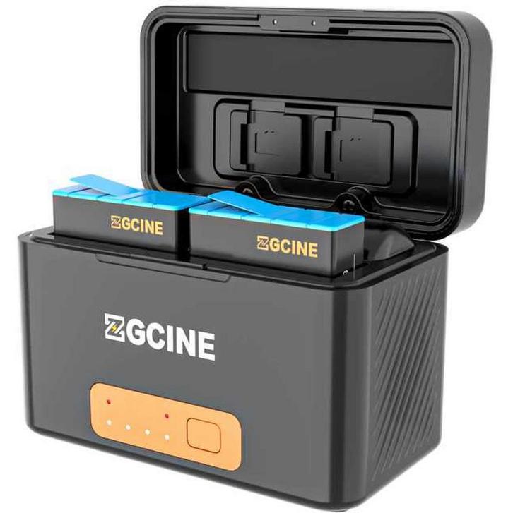 ZGCINE GoPro Oplaadcase w/ 2X 901 Battery (PS-G10-Mini-K2), Audio, Tv en Foto, Fotografie | Accu's en Batterijen, Nieuw, Ophalen of Verzenden