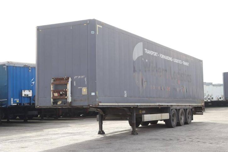 Veiling: Gesloten Oplegger Krone, Auto's, Vrachtwagens, BTW verrekenbaar, Overige brandstoffen, Overige kleuren, Aanhangers en Opleggers