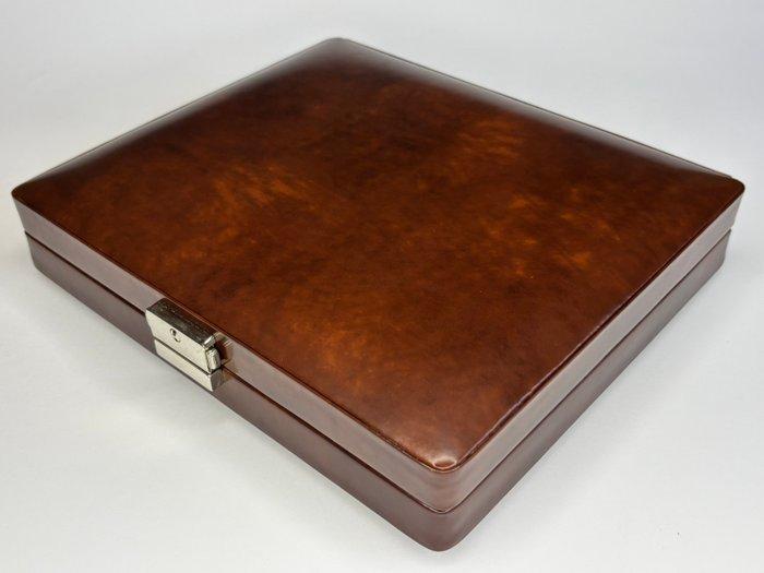 Dunhill - Sigarendoos - Leder, Verzamelen, Rookartikelen, Aanstekers en Luciferdoosjes