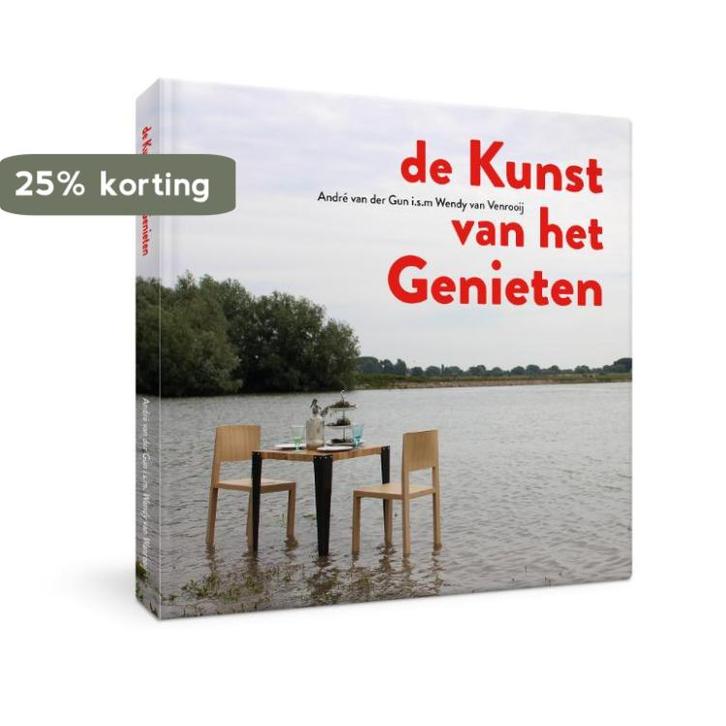 De kunst van het genieten 9789082139327 André van der Gun, Boeken, Politiek en Maatschappij, Zo goed als nieuw, Verzenden