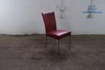Plantagie | Vergaderstoel | Tweedehands | Leder | Bordeaux r, Verzenden, Gebruikt