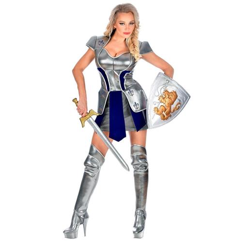 Ridder Jurk Zilver Dames, Kleding | Dames, Carnavalskleding en Feestkleding, Nieuw, Verzenden