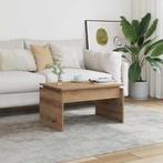 vidaXL Salontafel 68x50x38 cm bewerkt hout artisanaal, 50 tot 100 cm, Verzenden, Nieuw, 50 tot 100 cm