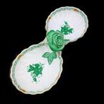 Herend - Exquisite Fancy Dish with Rose Knob (30 cm) -