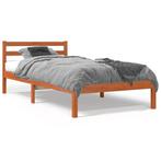 Bedframe Zonder Matras 90x190 - Retourdeal - Slaapkamer U..., Huis en Inrichting, 90 cm, Eenpersoons, Bruin, Nieuw