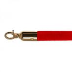 Afzetkoord | Messing/ Rood | 157 cm, Verzenden, Nieuw in verpakking