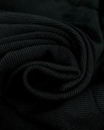 Viscose/Polyester Jersey Zwart, Hobby en Vrije tijd, Stoffen en Lappen, Nieuw, Zwart