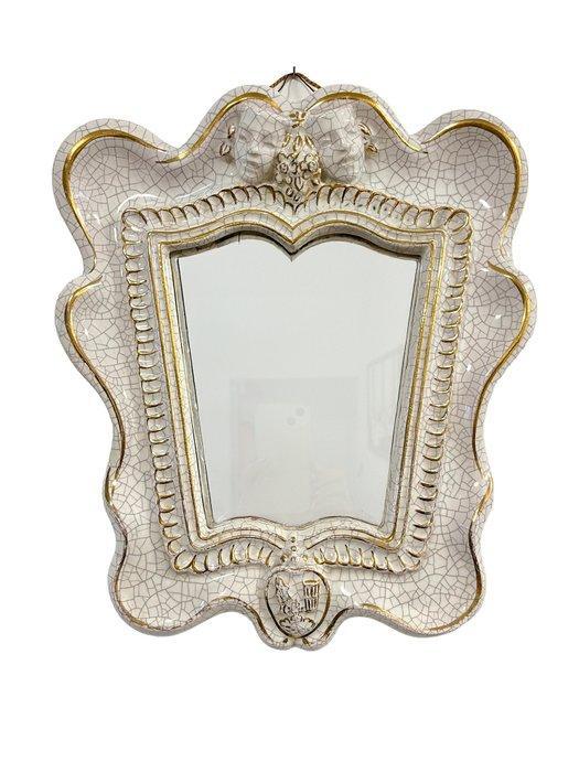 Gmundner Keramik - Franz Schleiss - Spiegel- Theater -, Antiek en Kunst, Kunst | Designobjecten