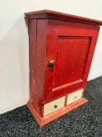Kast - Hout - Zweedse hangkastje, Antiek en Kunst