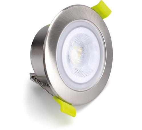 Integral LED inbouwspot Satijn Nikkel 5W 600lm 38º Instel.., Huis en Inrichting, Lampen | Overige, Nieuw, Ophalen of Verzenden