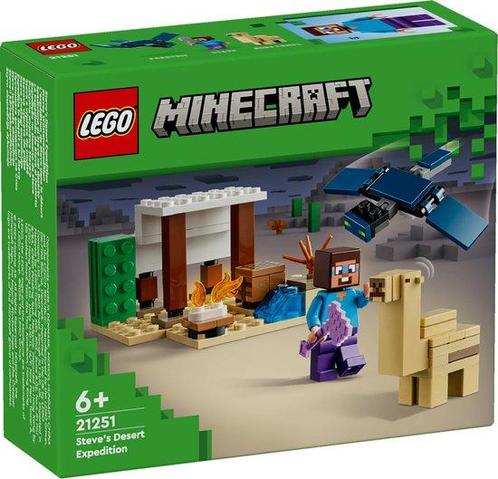 LEGO Minecraft Steves woestijnexpeditie - 21251 (Nieuw), Kinderen en Baby's, Speelgoed | Duplo en Lego, Zo goed als nieuw, Verzenden