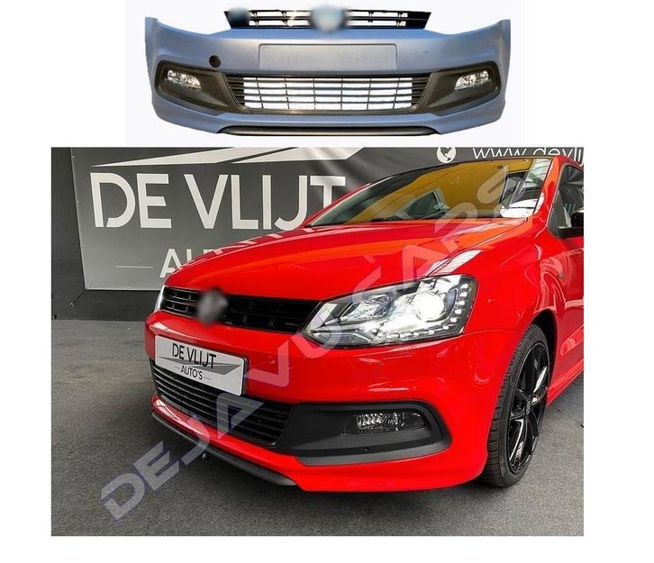 R Line Look Voorbumper voor Volkswagen Polo 6R / 6C, Auto-onderdelen, Carrosserie en Plaatwerk, Nieuw, Volkswagen, Voor, Bumper