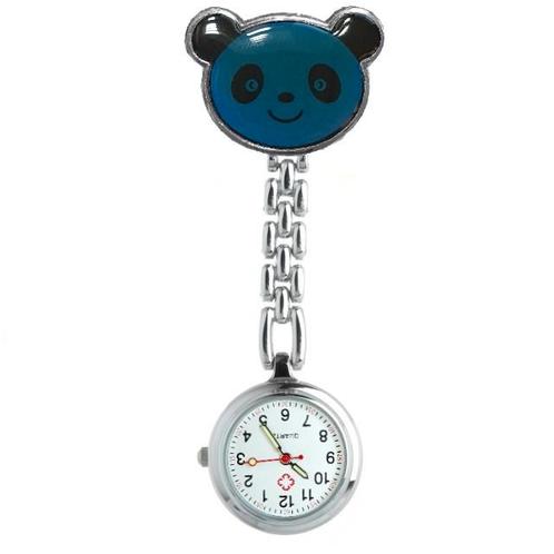 Fako® - Verpleegstershorloge - Panda - Blauw, Sieraden, Tassen en Uiterlijk, Horloges | Dames, Verzenden