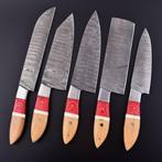 Keukenmes - Chefs knife - Gevouwen staal, olijfhout en