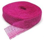 Jute band Fuchsia 5 cm rol 40 meter, Ophalen of Verzenden, Nieuw