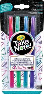 Crayola 4st. Take Note Glitter Gelpennen, Ophalen of Verzenden, Nieuw