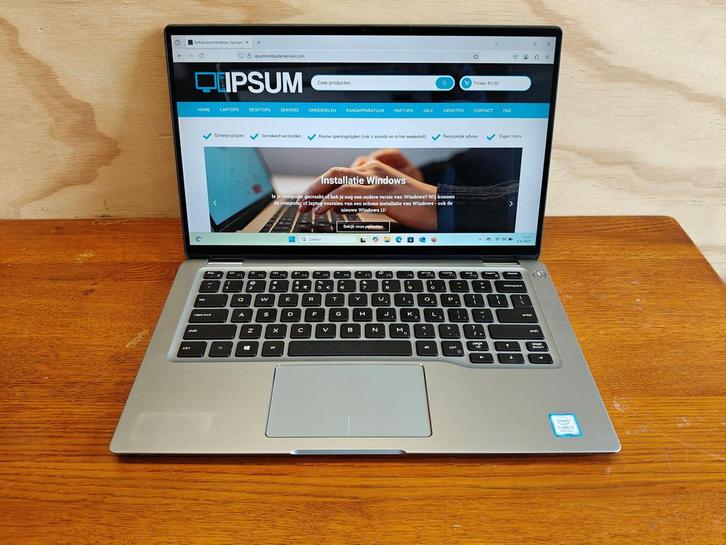 Dell Latitude 7400 2-in-1 | i5 8265u | 8gb DDR4 | 250gb SSD, Computers en Software, Windows Laptops, Minder dan 2 Ghz, SSD, 14 inch
