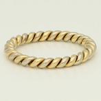 Ring - 14 karaat Geel goud, Witgoud - Aanschuif, Sieraden, Tassen en Uiterlijk, Ringen, Nieuw