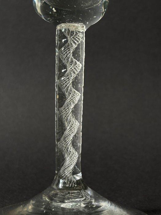 Wijnglas - Slingerglas - Glas - Air twist - 18e Eeuw, Antiek en Kunst, Antiek | Glas en Kristal