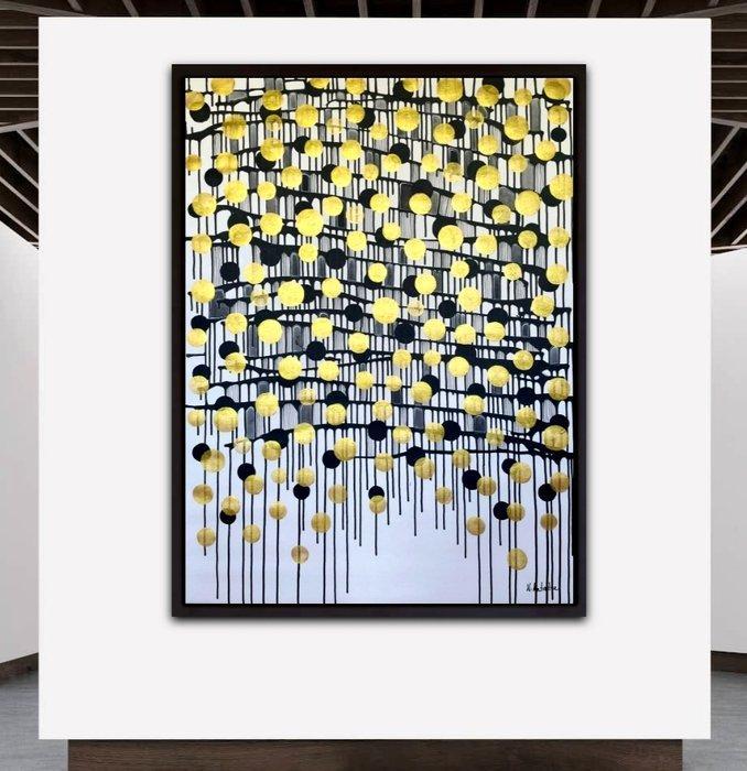 Natia Antadze - Abstrakte Komposition - XXL, Antiek en Kunst, Kunst | Schilderijen | Modern