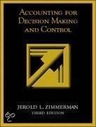 Accounting for Decision Making and Control 9780073039374, Boeken, Zo goed als nieuw