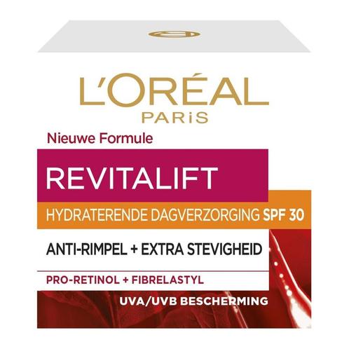 L’Oréal Paris Revitalift SPF30 Anti-Rimpel Dagcrème, Sieraden, Tassen en Uiterlijk, Uiterlijk | Lichaamsverzorging, Nieuw, Verzenden