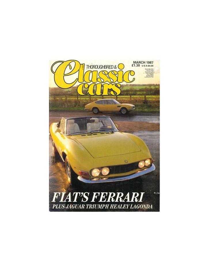 1987 THOROUGHBRED & CLASSIC CARS 06 ENGELS, Boeken, Auto's | Folders en Tijdschriften