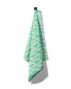 HEMA Theedoek 65x65 katoen groen van €3.99 voor €2.39 sale, Verzenden