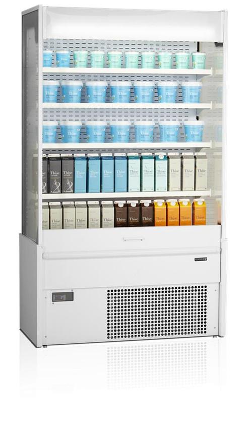 Open Front Koeler | Wit | 2 tot 8 °C | 117x58x200,5 cm, Zakelijke goederen, Horeca | Keukenapparatuur, Verzenden