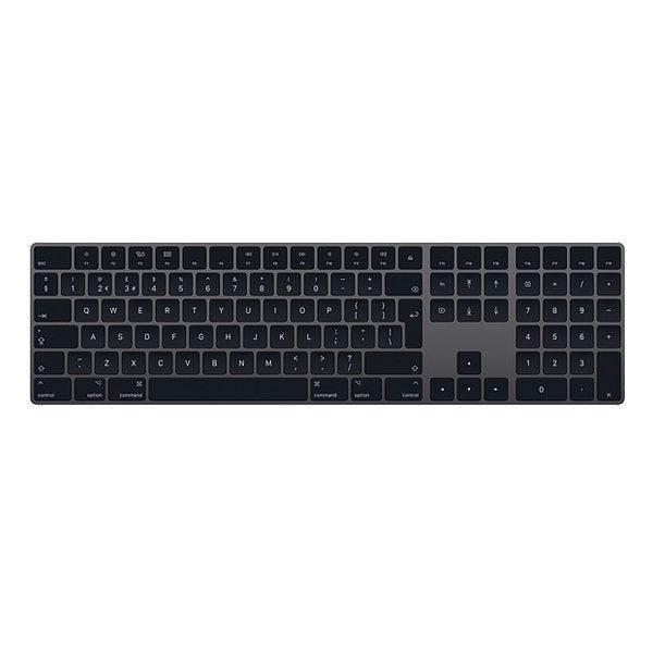 Apple Magic Keyboard met numeriek toetsenblok – Zwart, Computers en Software, Toetsenborden, Refurbished, Qwerty, Draadloos, Ophalen of Verzenden