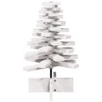 Kerstdecoratie kerstboom 60 cm massief grenenhout wit, Huis en Inrichting, Verzenden, Nieuw