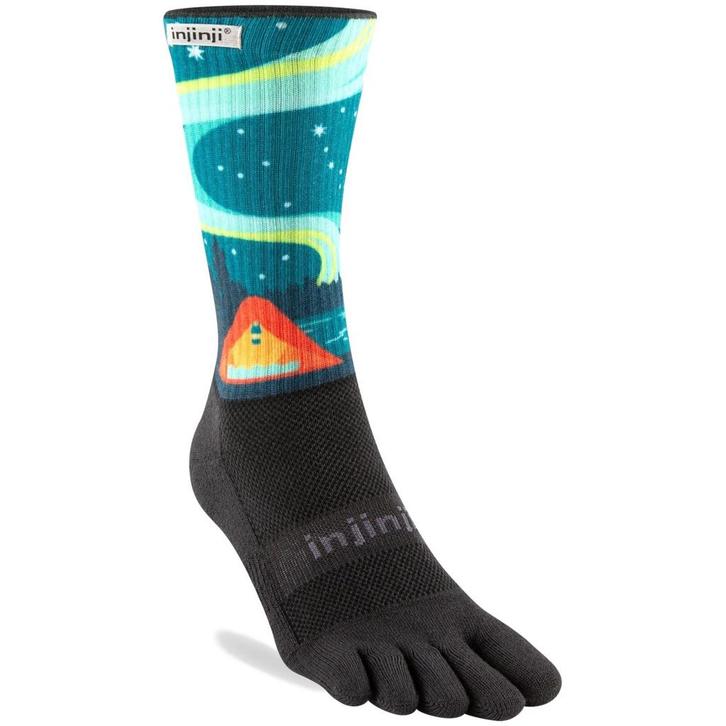 Injinji Trail Midweight Crew  Diep blauw/Hawaii blauw - 40-4, Sport en Fitness, Bergsport en Wandelen, Kleding, Nieuw, Verzenden