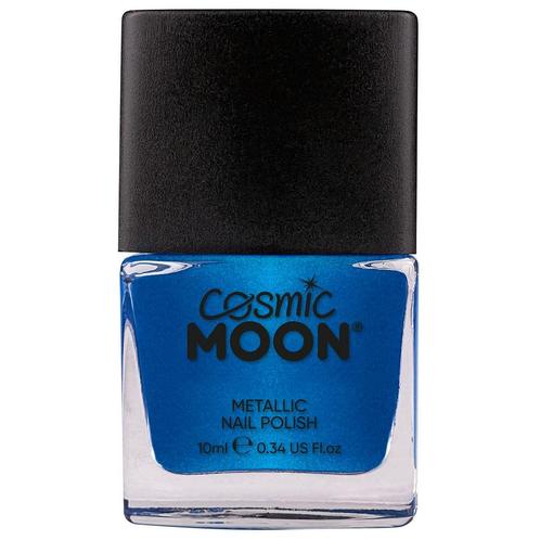 Cosmic Moon Metallic Nail Polish Blue 14ml, Hobby en Vrije tijd, Feestartikelen, Nieuw, Verzenden