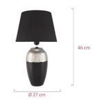 Pauleen Tafellamp Midnight Beauty – Keramiek & Textiel |.., Ophalen of Verzenden, Nieuw