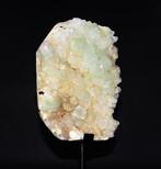 Groene Apophylliet kristalmonsters Geode - Hoogte: 250 mm -, Verzamelen, Mineralen en Fossielen