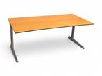 Ahrend 500 bureau, 180x90cm, beuken-aluminium, Ophalen of Verzenden, Gebruikt, Bureau