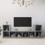 vidaXL Tv-meubelen 4 st 72x35x36,5 cm bewerkt hout, Huis en Inrichting, Verzenden, Nieuw, 50 tot 100 cm, Minder dan 100 cm
