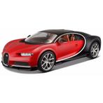 Modelauto Bugatti Chiron 1:18 rood - Modelauto, Ophalen of Verzenden, Nieuw