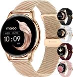 2dekans | Maoo Ventura AMOLED Smartwatch Dames - RVS en 3x, Ophalen of Verzenden, Zo goed als nieuw
