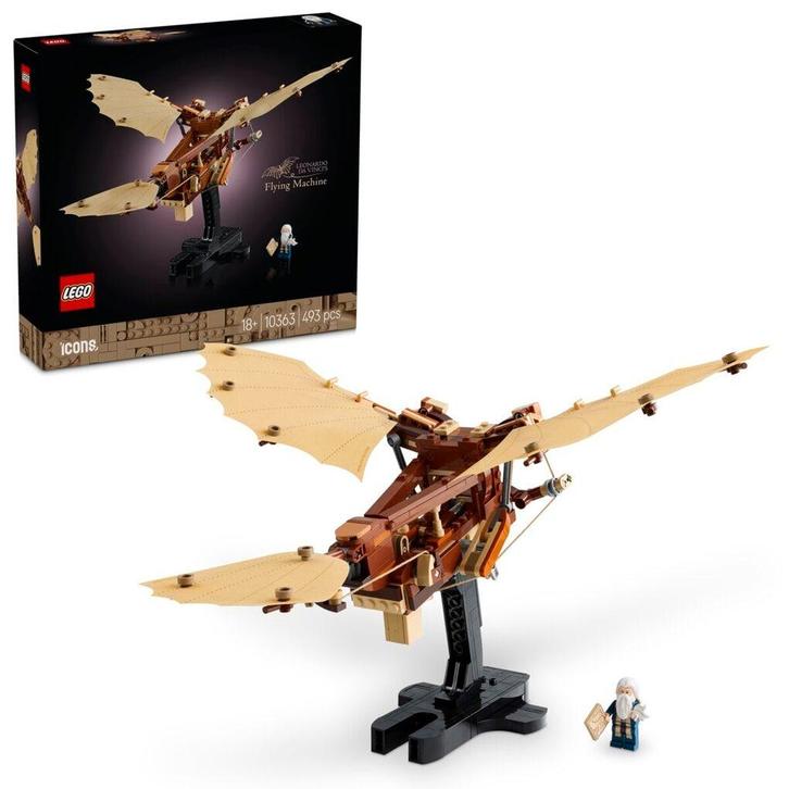 LEGO Icons 10363 De Vliegmachine van Leonardo da Vinci, Kinderen en Baby's, Speelgoed | Duplo en Lego, Nieuw, Verzenden