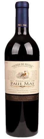 Paul Mas Vignes de Nicole Cabernet Sauvignon Merlot 750 ml, Nieuw, Verzenden