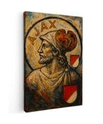 Canvas Old Ajax Schilderij abstract, Ophalen of Verzenden