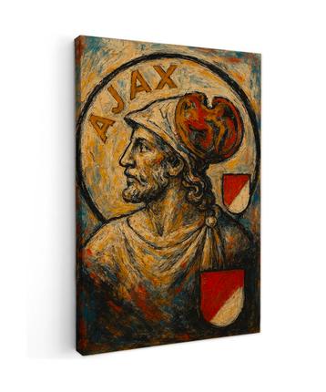 Canvas Old Ajax Schilderij abstract beschikbaar voor biedingen
