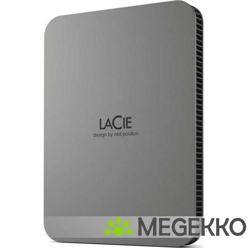 LaCie Mobile Drive Secure externe harde schijf 2000 GB Grijs, Computers en Software, Harde schijven, Nieuw, Verzenden
