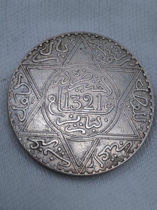 Marokko. 10 Dirhams 1903 (Zonder minimumprijs), Postzegels en Munten, Munten | Europa | Niet-Euromunten