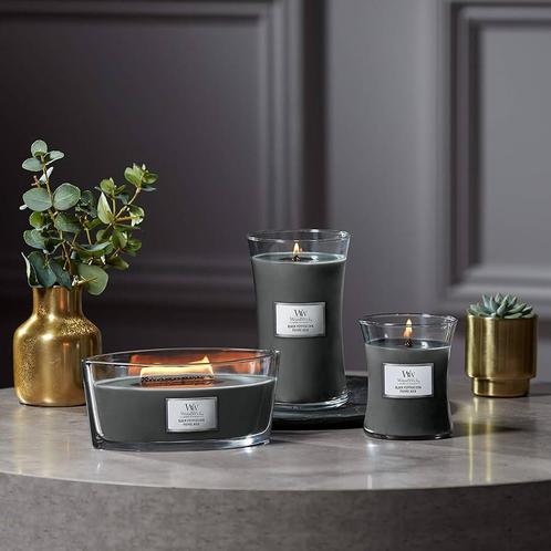 Wood Wick | Geurkaars | MOEDERDAG ACTIE!!, Huis en Inrichting, Woonaccessoires | Kandelaars en Kaarsen, Minder dan 25 cm, Wit