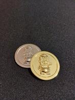 Lego - LEGO NEW super mario coins 1 silver coin and 1 gold, Nieuw