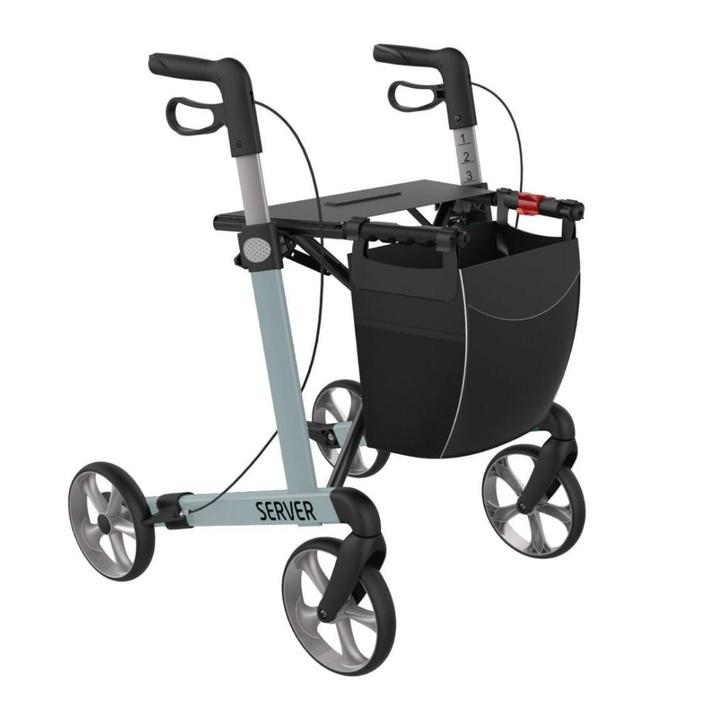 Rehasense Server Rollator – Inclusief Zachte Banden & Rugban, Diversen, Rollators, Nieuw, Ophalen of Verzenden