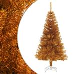 vidaXL Kunstkerstboom met standaard 150 cm PET goudkleurig, Diversen, Kerst, Verzenden, Nieuw